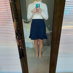 Navy blue skirt!